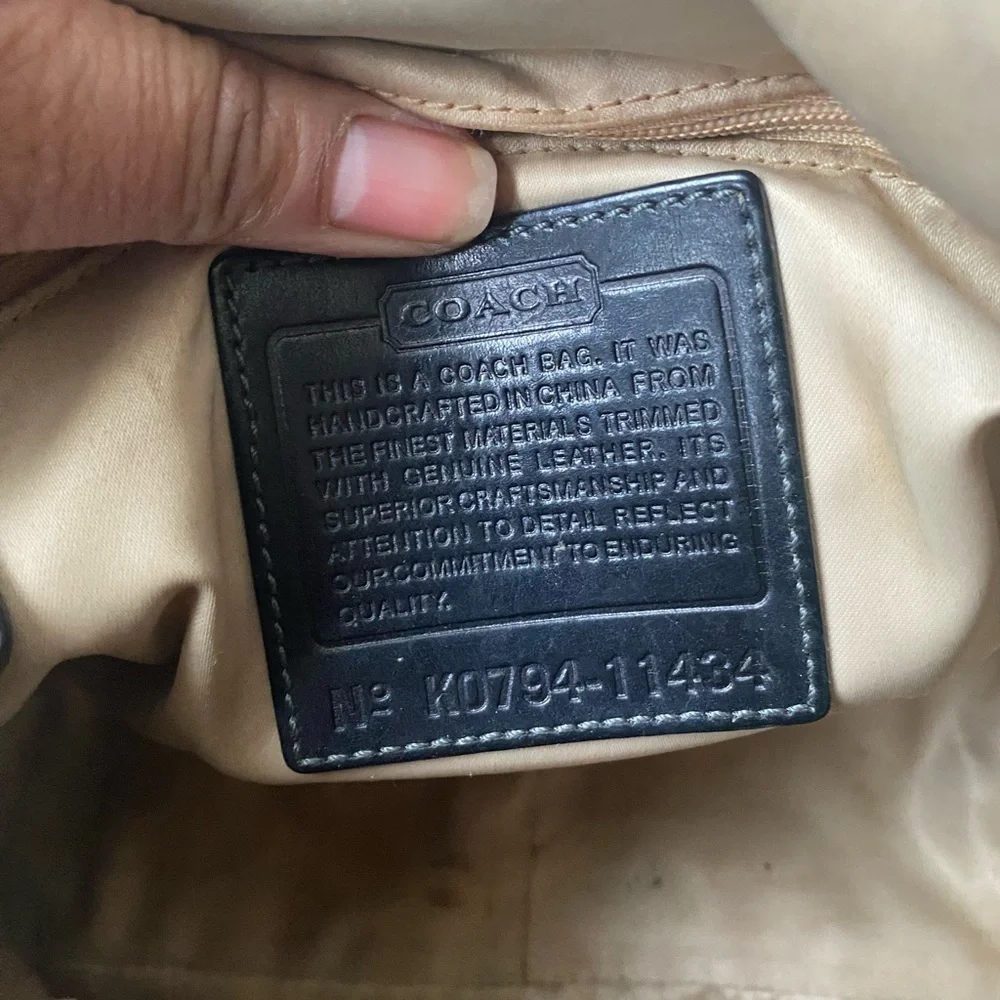 Coach Bleeker Signature Canvas and Leather Shoulder Bag